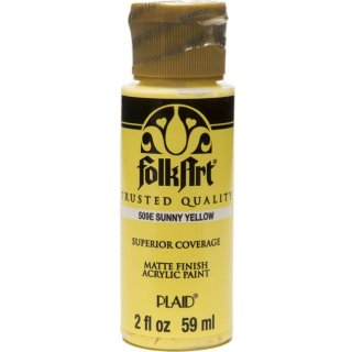 FolkArt Premium Acrylic Paint - Sunny Yellow