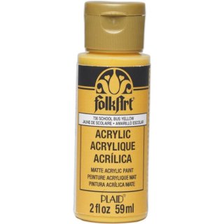 FolkArt Premium Acrylic Paint - School Bus Yellow