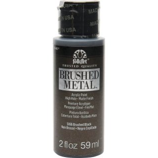 FolkArt Brushed Metal - Black