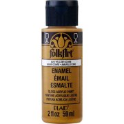 FolkArt Enamel Gloss Acrylic Paint - Yellow Ochre