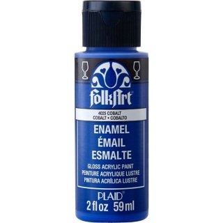 FolkArt Enamel Gloss Acrylic Paint - Cobalt Hue