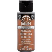 FolkArt Metallic Paint - Chocolate Brown