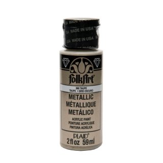FolkArt Metallic Paint - Taupe
