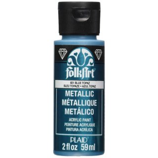 FolkArt Metallic Paint - Blue Topaz