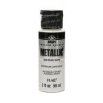 FolkArt Metallic Paint - Pearl White