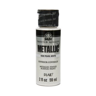 FolkArt Metallic Paint - Pearl White