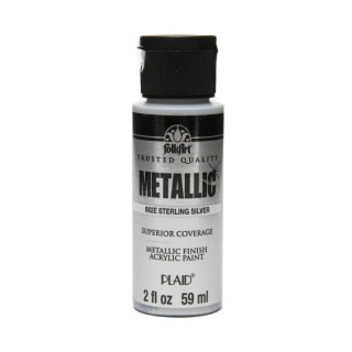 FolkArt Metallic Paint - Sterling Silver