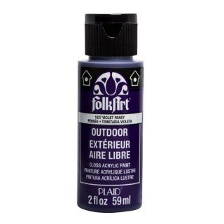 FolkArt Outdoor Paint - Violet Pansy