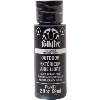 FolkArt Outdoor Paint - Licorice