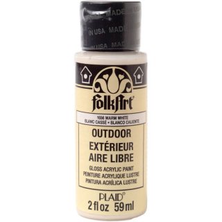 FolkArt Outdoor Paint - Warm White