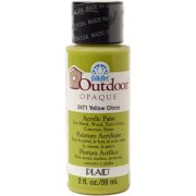 FolkArt Outdoor Paint - Yellow Citron