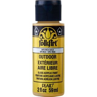 FolkArt Outdoor Paint - Inca Gold