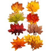 Prima Autumn Sunset Leaf Embellishments - Autumn Leaves