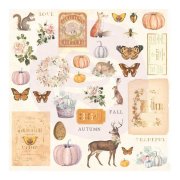 Prima Autumn Sunset - Cardstock Ephemera 2