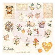 Prima Autumn Sunset - Cardstock Ephemera 1