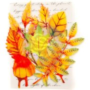 Prima Autumn Sunset Leaf Embellishments - Autumn Maple