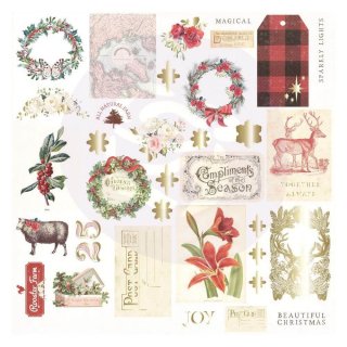 Prima Christmas in the Country - Cardstock Ephemera