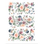Prima Re-design Decor 24x35 Inch Transfer - Watercolor Bloom