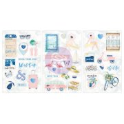 Prima Santorini - Chipboard Stickers