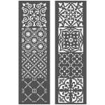 Prima Re-design Stencils 26x8 Inches 2pk - Arabesque
