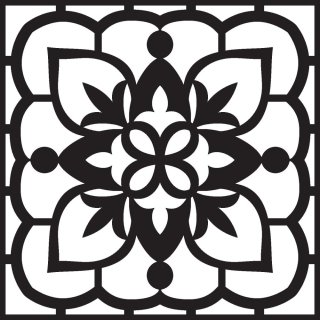 Prima Re-design 12 x 12 Concrete Stencil - Moroccan Sands