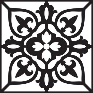 Prima Re-design 12 x 12 Concrete Stencil - Marrakesh