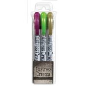 Tim Holtz Distress Pearl Crayons - Halloween Set 4