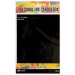 Tim Holtz Alcohol Ink Matte Black Cardstock 5 x 7 inches - 10 Sheets 