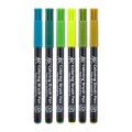 Sakura Koi Colouring Brush Pen Set of 6 - Botanical
