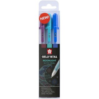 Sakura Collection Set of 3 Gelly Roll Pens Moonlight - Galaxy