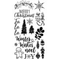 Sizzix Clear Stamps - Winter Phrases - Katelyn Lizardi
