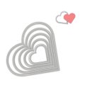 Sizzix Framelits Die Set 6pk - Hearts