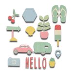 Sizzix Thinlits Die Set - Summer Time