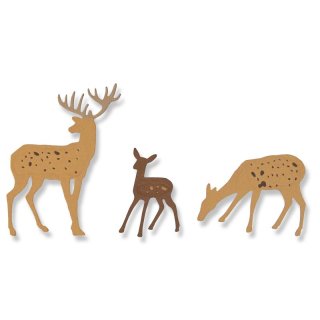 Sizzix Thinlits Die - Woodland Deer