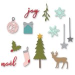 Sizzix Thinlits Die Set - Festive Set