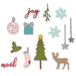 Sizzix Thinlits Die Set - Festive Set