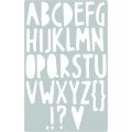 Sizzix Thinlits Die Set - Paper Cuts Alphabet