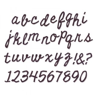 Sizzix Bigz XL Die - Alphabet Cutout Script - Tim Holtz