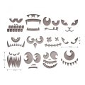Sizzix Thinlits Die Set - Frightening Faces
