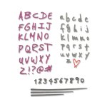 Sizzix Thinlits Die Set - Doodle Alphabet & Numbers - Sophie Guilar