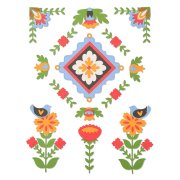 Sizzix Thinlits Die Set - Folk Art Elements