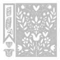 Sizzix Thinlits Die Set - Folk Art Stencil