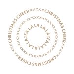 Spellbinders Glimmer Hot Foil Plate - Christmas Essential Glimmer Circles