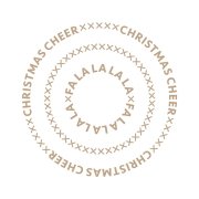 Spellbinders Glimmer Hot Foil Plate - Christmas Essential Glimmer Circles