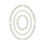 Spellbinders Glimmer Hot Foil Plate - Christmas Essential Glimmer Ovals