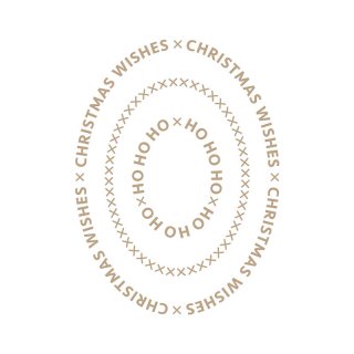 Spellbinders Glimmer Hot Foil Plate - Christmas Essential Glimmer Ovals