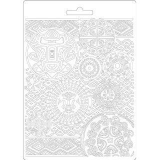 Stamperia A5 Soft Mould - Amazonia Texture