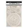Stamperia A5 Silicone Mould - Sir Vagabond Clocks and Stars