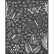 Stamperia 20x25cm Media Stencil - Amazonia Butterflies