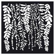 Stamperia 30x30cm Mixed Media Stencil - Leaves
